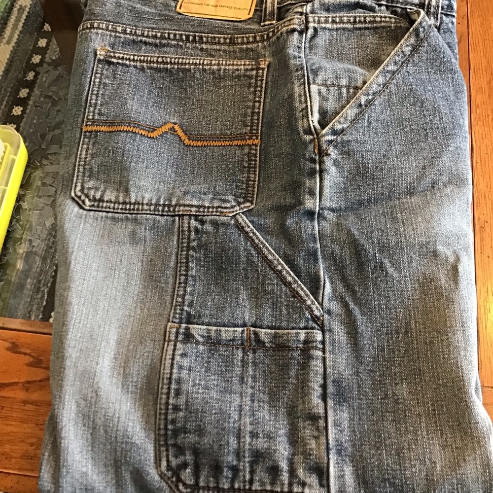 men’s blue jeans